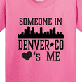 thumbnail image 4 of Inktastic Denver Colorado Someone Loves Me Skyline Youth T-Shirt, 4 of 5