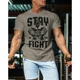thumbnail image 6 of Gymish Stay In Fight Workout T-Shirt - Funny Gym Shirt, Men's Lifting Tee, Workout T-Shirt for Men, Athletic Gym Wear, Fitness & Weightlifting Shirt, 6 of 6
