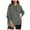 Gray, variant on LYXSSBYX Hoodies for Women Pullover Womens Oversized Hoodies Solid Color Loose and Comfortable Long-Sleeved Round Neck Hooded Sweatshirt Long-Sleeved Hooded Top