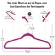 thumbnail image 2 of MAGMALIFE 50 Ganchos para Ropa de Terciopelo, Gancho Plateado Giratorio de 360 Grados, Adecuado para Todo Tipo de Ropa, Antideslizante (Fucsia), 2 of 7