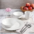 thumbnail image 4 of Gibson Home Noble Court 30 Piece Dinnerware Set, Service for 6, White, Fine Ceramic, 4 of 5
