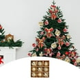 thumbnail image 1 of Red and Gold Shatterproof Plastic Christmas Ball Ornaments 3.14 Inch 9-Piece Set for Indoor Outdoor Tree Decor, 1 of 3