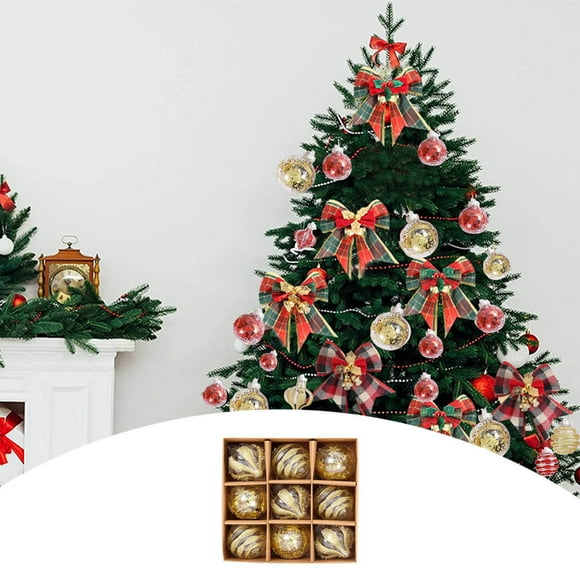 RKSTN christmas deals 3.14 Inch Christmas Ball Ornament For Indoor/Outdoor Christmas Tree Decoration, Shatterproof Plastic Pendant For Christmas Party