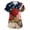Camel #044, variant on Womens 250th Anniversary USA Scrub Tops Loose Short Sleeve American Flag Print Scrubs V Neck 4th of July Patriotic Scrub Shirts Medical Nurse Uniform Nursing Workwear with Pockets White XL