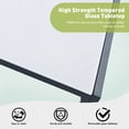thumbnail image 5 of YHBINHUI 3pcs Chairs Set Powder-Coated Steel Weatherproof Outdoor Conversation Sets with 2 Chairs and 1 Table, Black/Gray, 5 of 7