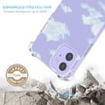 thumbnail image 2 of Sky Clouds Clear Case for iPhone 12 Mini,Aesthetic Art Design Case for Men Women,Unique Soft Transparent TPU Bumper Case Cover, 2 of 5