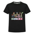 thumbnail image 1 of Camiseta Roblox Infantil Estampada, Playera para Niño Ninas Gamer con Diseño de Personajes, Ideal para Verano y Regalos, 1 of 4