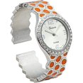 thumbnail image 5 of Blekon Collections Women's 33mm Case Hexagon Patterned Metal Bangle Watch, 5 of 5