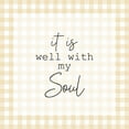 thumbnail image 2 of Kimberly, Allen 15x15 White Modern Wood Framed Museum Art Print Titled - It is Well, 2 of 4