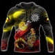 thumbnail image 4 of Sudadera con capucha estampada con bandera aborigen en el interior de arte aborigen Nueva sudadera con capucha y sudaderas para hombres y mujeres Sudadera con capucha de moda, 4 of 5