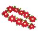 thumbnail image 3 of 1PC Navidad Flor roja Fruta Cadena de luces Adorno de lámpara de dintel de puerta (Rojo 2M), 3 of 5