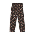 thumbnail image 5 of Xecao Bulldog with Sunglasses Men's Straight Lounge Pajama Pants: The Ultimate in Comfortable Sleepwear, 5 of 9