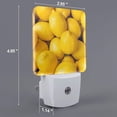 thumbnail image 2 of Sikiie Ripe Yellow Lemon Led Night Light, Warm White,Cool White Lights for Bathroom,Hallway,Bedroom, Kids Room-US, 2 of 7