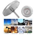 Bimetallic Thermometer 50450℃ Pointer Temperature Meter Stainless