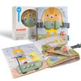 thumbnail image 1 of Taf Toys Juguetes Montessori para niños de 1, 2 y 3 años, libro de actividades, actividades de aprendizaje preescolar para niños pequeños. Busy Board Habilidades sensoriales y motoras finas con 12 act, 1 of 9