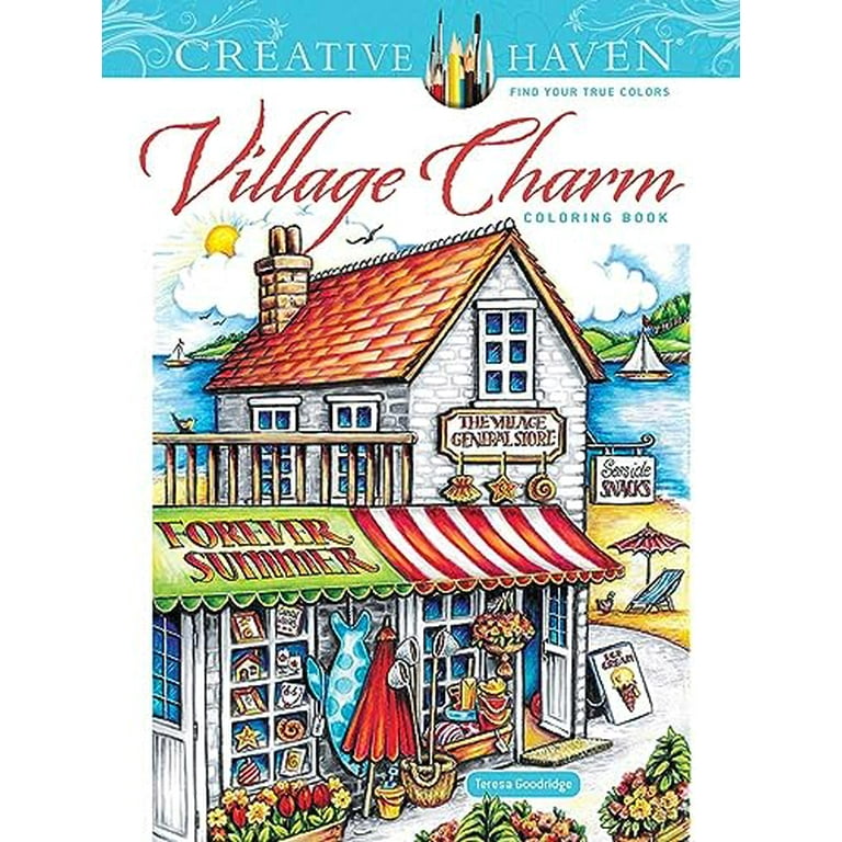 Creative Haven Village Charm Coloring Book [Book]