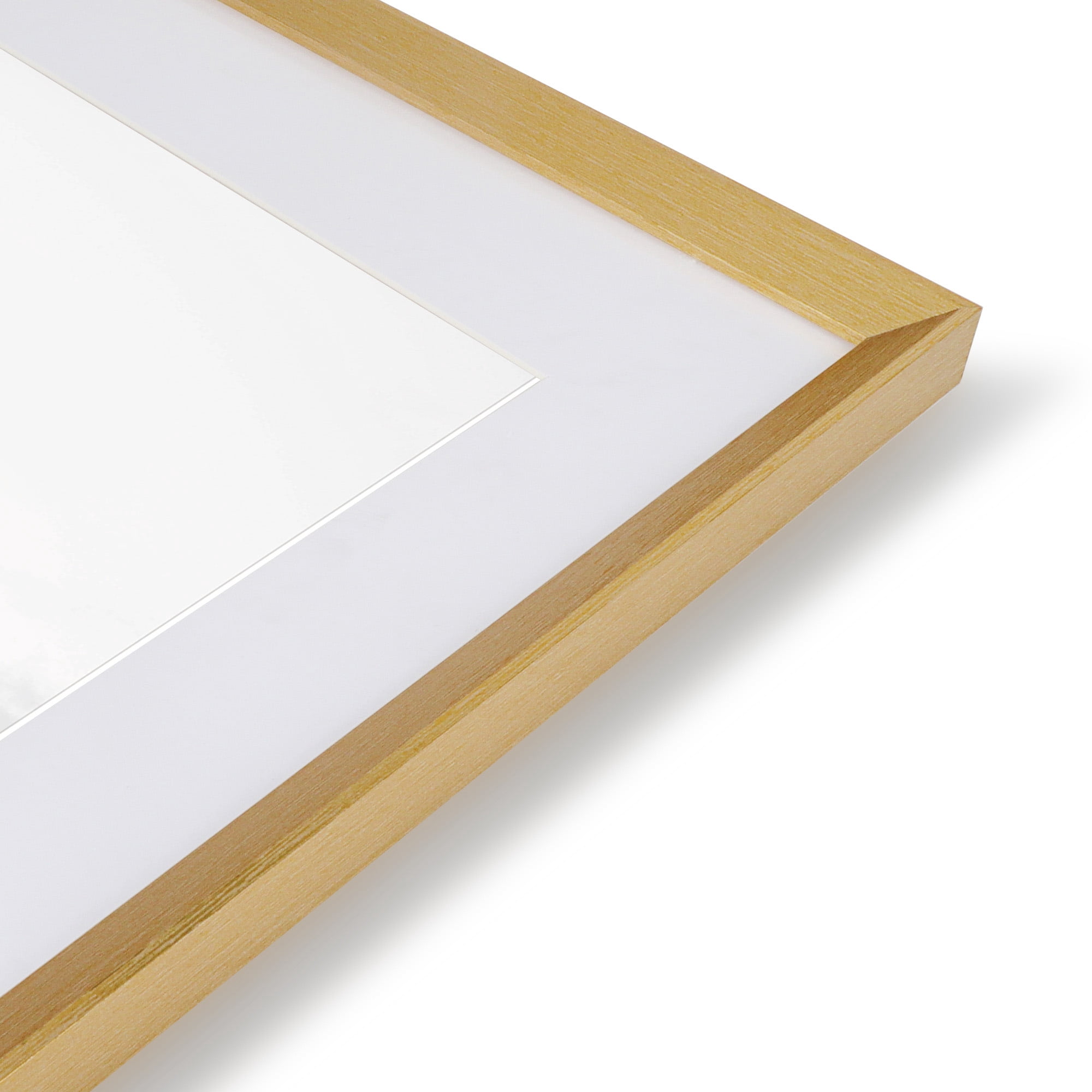 Scholartree 5 PACK 11 x 14 Wooden Picture Frames Set-11x14 Matted to 8x10 Wall Frames, Gold