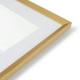 thumbnail image 3 of Scholartree 5 PACK 11 x 14 Wooden Picture Frames Set-11x14 Matted to 8x10 Wall Frames, Gold, 3 of 12