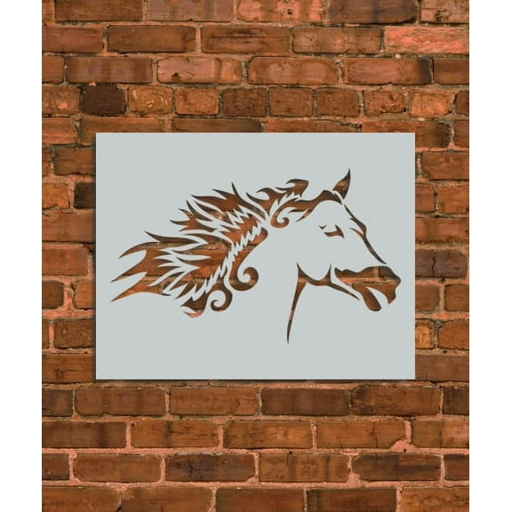 Wild Horse Stencil