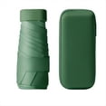 thumbnail image 1 of Seis Paraguas de Tarjeta Plegable Portátil de Bolsillo Cápsula Paraguas Anti-Ultravioleta para Lluvia y Brillo Paraguas de Protección Solar, A, 1 of 7
