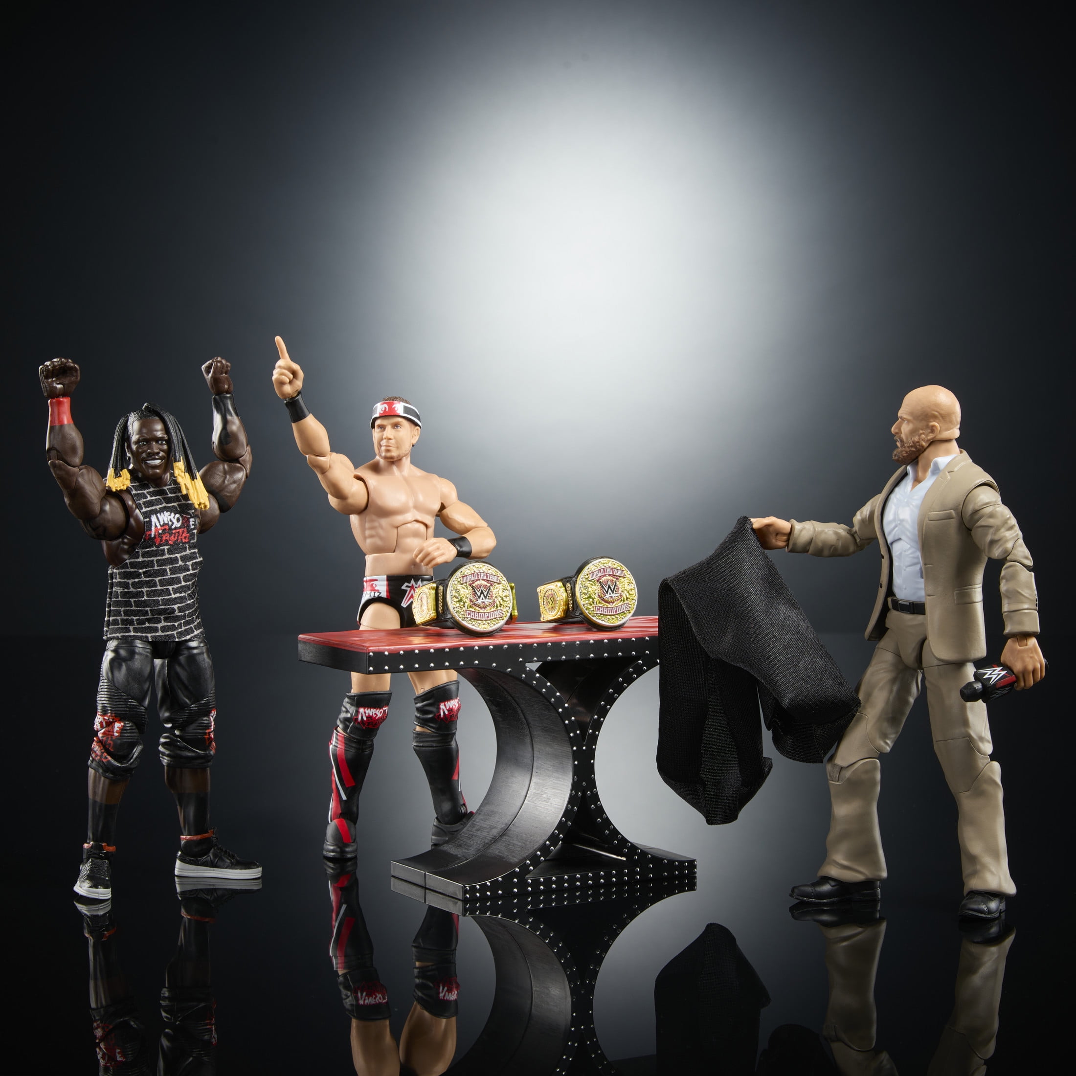 WWE Elite Collection Awesome Truth Action Figure 3-Pack with