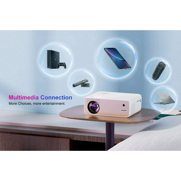 Mini Projecteur 4K Bluetooth - Ultra HD & Connectivité Sans Fil