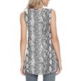 thumbnail image 5 of Pntutb Womens Summer Casual Sleeveless Blouse Crewneck Tops Floral Printed T-Shirt Vest for Ladies, 5 of 5