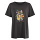 thumbnail image 2 of Gibobby Blusa Casual de Mujer Camiseta manga corta suelta con estampado estilo acuarela Color sólido informal para mujer(Gris oscuro,M), 2 of 4