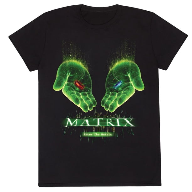 The Matrix - Camiseta Enter The Matrix para Adultos Unisex (Negro)