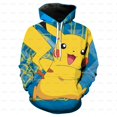 thumbnail image 1 of Sudaderas con capucha con estampado de dibujos animados de Pokemon para niños, abrigo Pikachu de otoño para niños y niñas, sudadera Harajuku con capucha 4 5 6 7 8 9-14 Years120 heqiyong CONDUJO, 1 of 2