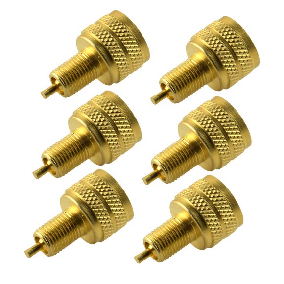 Kesoto 6 Sets External Tire Bore Valve Reducer Adapter Connector High Performance