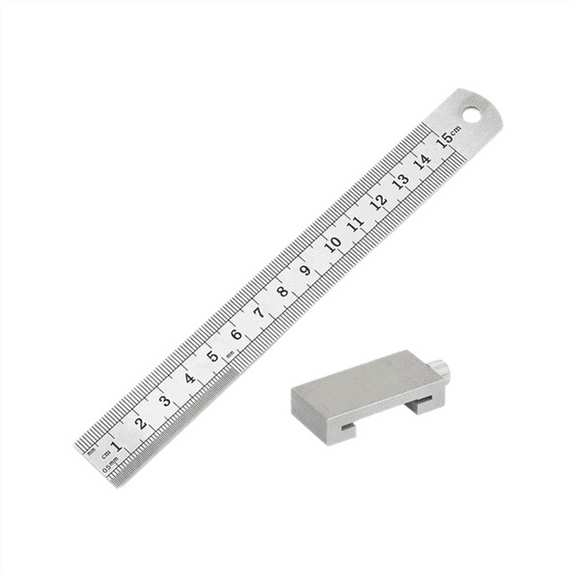 Metal Carpenter Carpentry Square Woodworking Tools Carpentry Steel Ruler Positioning Limit Block Measuring 150mm