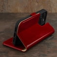 thumbnail image 3 of Funda TORRO de Cuero Premium para iPhone 15 Pro Max Roja, 3 of 8