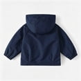 thumbnail image 4 of Agkizg Boys Waterproof Hooded Zip Up Jacket Lightweight Outdoor Casual Fall Coat, 4 of 4