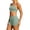 0713LiGreen, variant on Meih Women 2 Pieces Workout Sets Padded Spaghetti Straps Yoga Cami Tops Mid Waist Elastic Waist Shorts Ladies Running Gym Fitness Sets 0713LiWatermelon Red XXL
