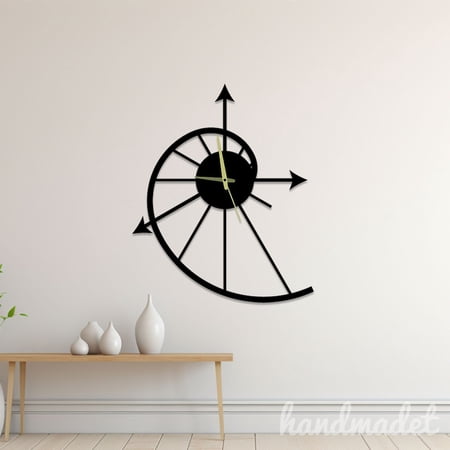 Handmadetneonsign Spiral Wall Clock Unique, Year Date Round Wall Clock, Text Oversize Wall Clock 55858