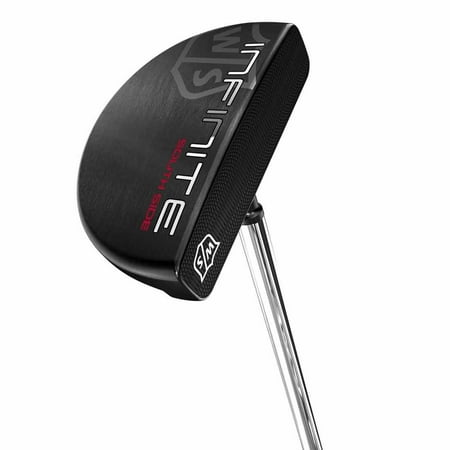 Deep Face Putter - Wilson Golf Mens Staff Infinite South Side Double Milled Face Mallet Grip Putter