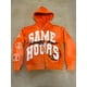 thumbnail image 4 of Sudadera con capucha retro de gran tamaño con estampado de letras para hombre y mujer, ropa informal estilo hip hop estilo Harajuku Y2K con cremallera, 4 of 5