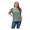 Green, variant on Plus Size Women T Shirt XL 4XL Loose Fit Short Sleeve Round Neck Casual Summer Top