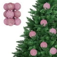 thumbnail image 4 of 12PC 8cm Christmas Christmas Tree Ornaments Plastic Christmas Decorations Christmas Tree Decorations, 4 of 5