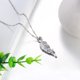 thumbnail image 5 of Xihbxyly Collar de Hoja de Aleación, Delicado Colgante para Clavícula, Material Ecológico, Regalo Ideal para San Valentín, Aniversario y Navidad, Ideal para Uso Diario, Citas o Como Accesorio de Fies, 5 of 7