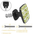 thumbnail image 3 of 4 Pcs Cabinet Handle Drawer Pulls Frog Knobs with Screws Square Furniture Office Cabinet Knob Decoration, 3 of 7