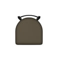 thumbnail image 4 of 821 Catalina 18" Low Back Swivel Vanity Stool with Black Wrinkle Finish and Canter Earth Seat, 4 of 4