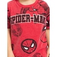 thumbnail image 3 of Spider-Man Baby and Toddler Boy Short Sleeve Graphic Tee and Matching Shorts Set, 2-Piece, Sizes 0/3M-5T, 3 of 9