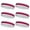 Hot Pink, variant on Couver 2 Color White Sport Head Sweatband Terry Cloth Headband - 6PCS Bulk Set ( Red)