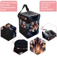 thumbnail image 2 of Wolf Foldable Car Trash Can with Lid, Leak-proof and Hanging Storage Bag - Car Trash Bin for Convenient Use, 2 of 6