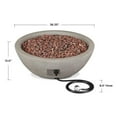 thumbnail image 4 of Real Flame Riverside Propane Fire Bowl in Glacier Gray, 4 of 5