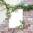 thumbnail image 4 of 2x Artificial Flower Swag Handmade Fake Wall Decorative Wedding Peony for Party Reception Ceremony White, 4 of 8
