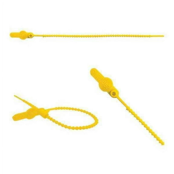 Elc Security Products Pull-Tight Seals,Yellow,Unfinished,PK250 065N21PPYL