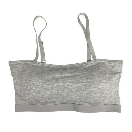 

Women s Solid Color Casual Wear With Anti Stray Light Short Navel Strap Chest Pad As A Base And Wearing A Straight Neck Top Vest Yoga Sports Bra Tops for Women Work Out